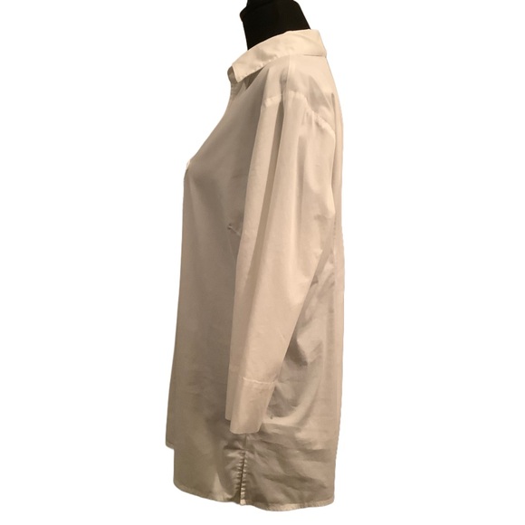 TravelSmith White Embroidered Tunic Top - Picture 2 of 7